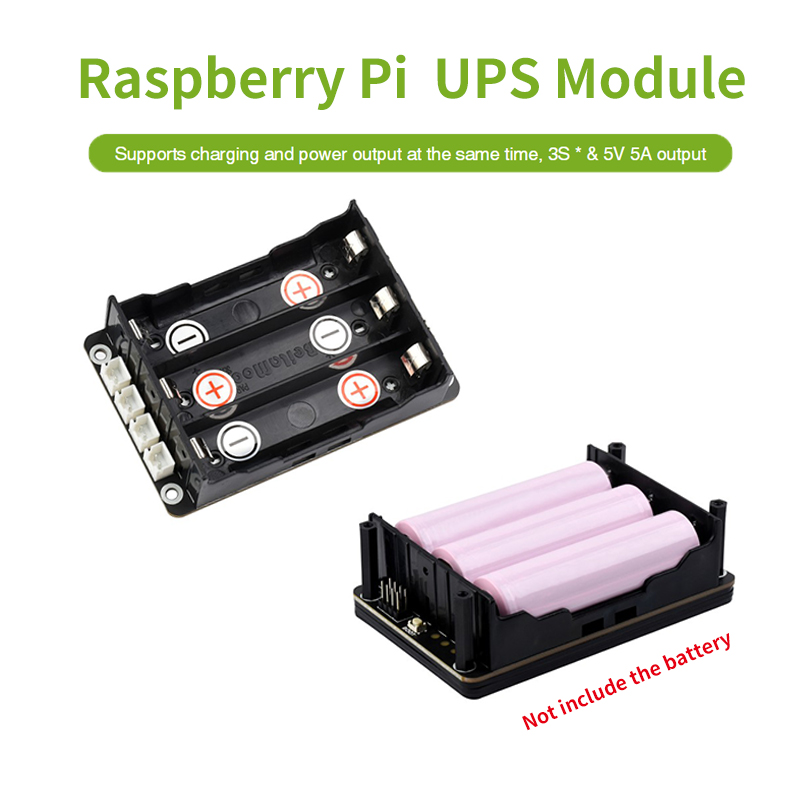 Raspberry Pi Uninterrupted Power Supply Ups 18650 - HAT UPS per Raspberry Pi 5