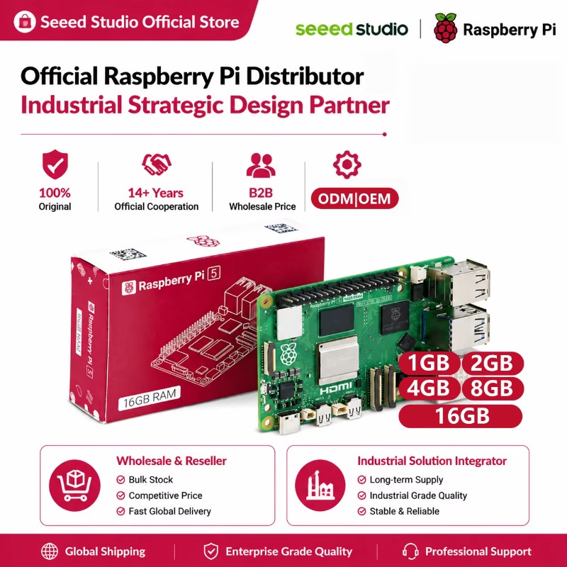 Prodotto all'ingrosso Original - Raspberry Pi 5 8Gb Board recensione e prezzo